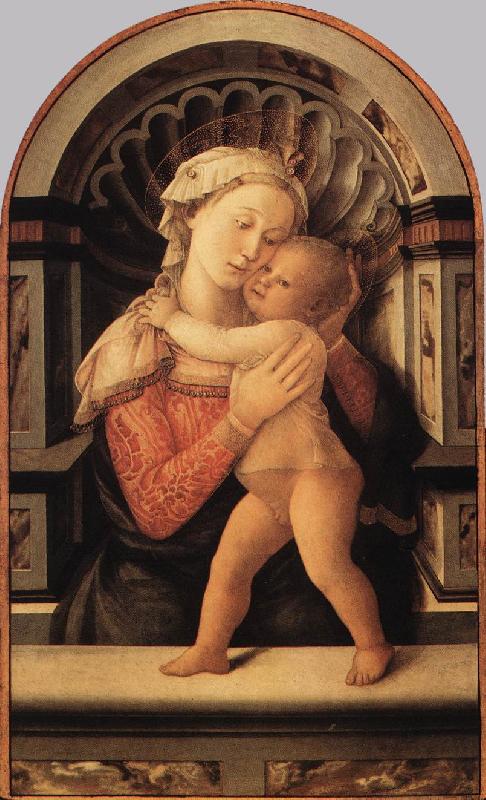 LIPPI, Fra Filippo Madonna with the Child and two Angels g Sweden oil painting art